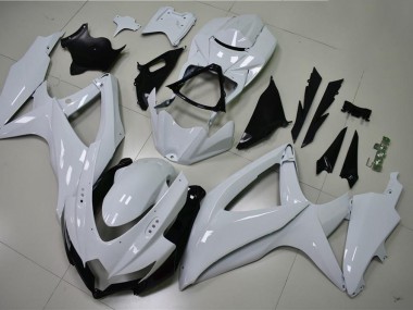 2008-2010 Glossy White Suzuki GSXR 600/750 Motorcycle Fairing UK Factory