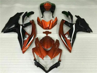 2008-2010 Red Black Suzuki GSXR 600/750 Motorbike Fairings UK Factory