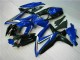 2008-2010 Blue Black Suzuki GSXR 600/750 Motorcycle Fairing Kit UK Factory