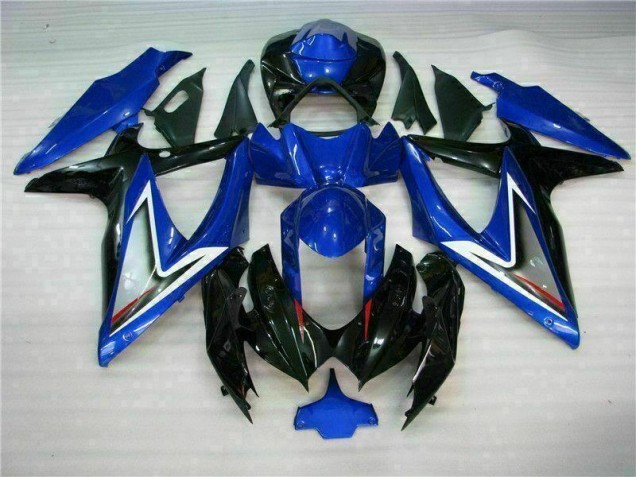 2008-2010 Blue Black Suzuki GSXR 600/750 Motorcycle Fairing Kit UK Factory