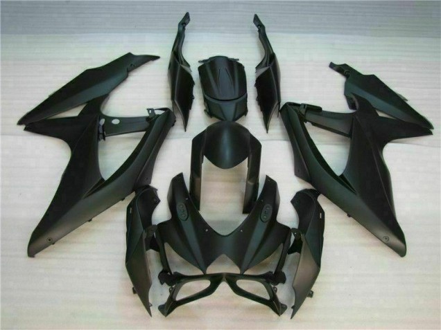 2008-2010 Black Suzuki GSXR 600/750 Motorcyle Fairings UK Factory