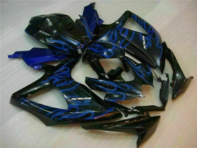 2008-2010 Blue Black Suzuki GSXR 600/750 Motorcycle Fairings Kit UK Factory