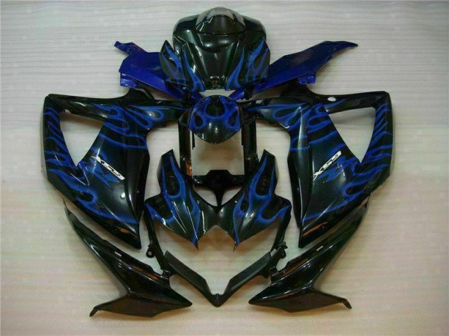 2008-2010 Blue Black Suzuki GSXR 600/750 Motorcycle Fairings Kit UK Factory