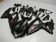 2008-2010 Black Suzuki GSXR 600/750 Motorcycle Fairings UK Factory