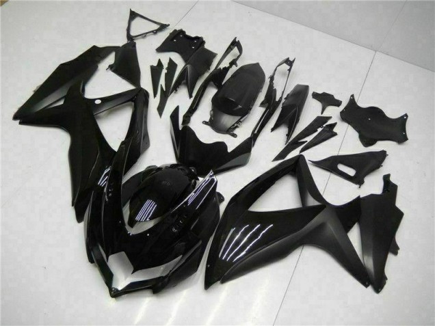 2008-2010 Black Suzuki GSXR 600/750 Bike Fairings UK Factory