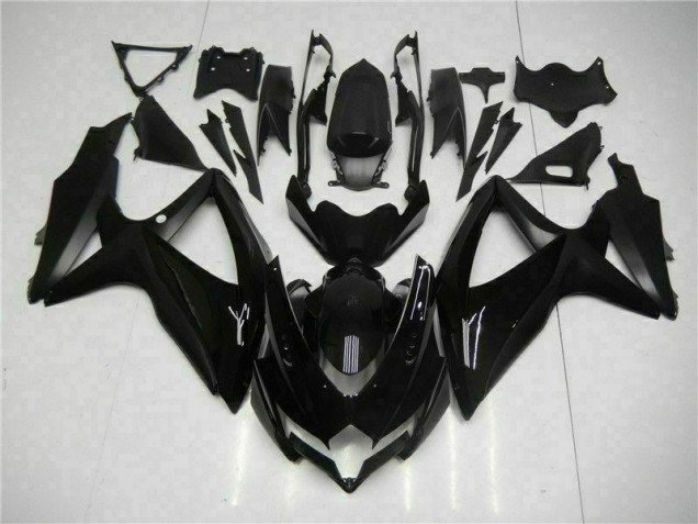 2008-2010 Black Suzuki GSXR 600/750 Bike Fairings UK Factory