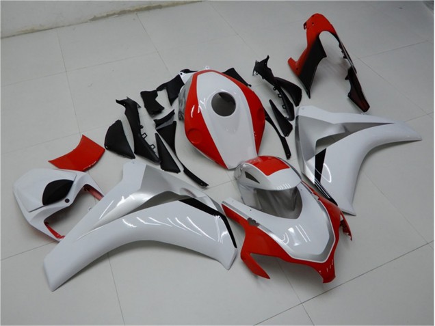 2008-2011 White Red Honda CBR1000RR Motorcylce Fairings UK Factory