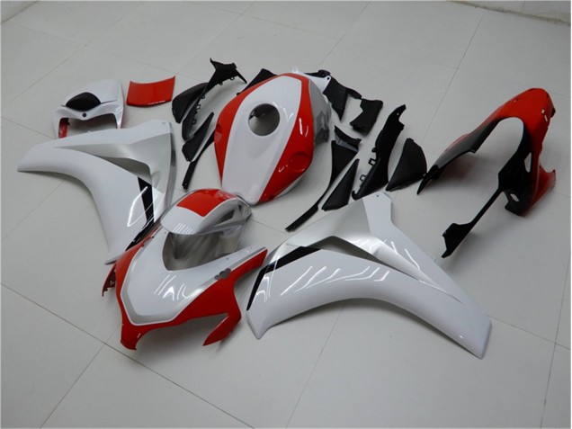 2008-2011 White Red Honda CBR1000RR Motorcylce Fairings UK Factory