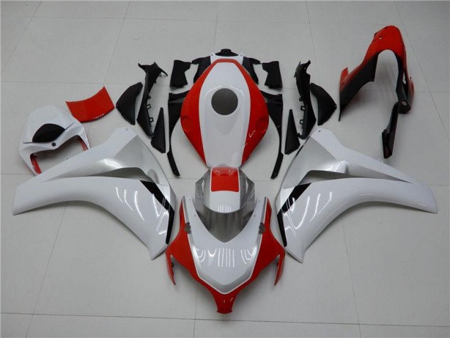 2008-2011 White Red Honda CBR1000RR Motorcylce Fairings UK Factory