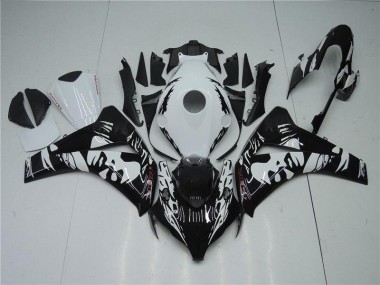 2008-2011 Black White Honda CBR1000RR Motorbike Fairing UK Factory