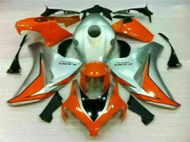 2008-2011 Silver Orange Honda CBR1000RR Bike Fairings UK Factory