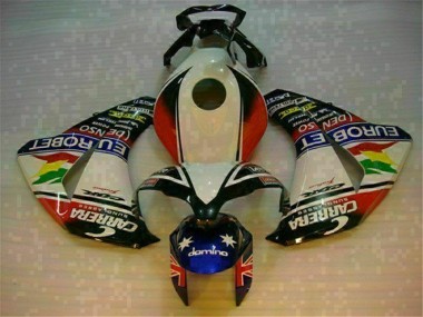 2008-2011 White Blue Honda CBR1000RR Motorcycle Fairing UK Factory