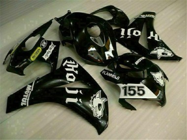 2008-2011 Black Honda CBR1000RR Motorcycle Replacement Fairings UK Factory