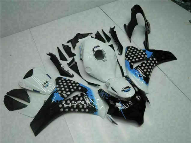 2008-2011 White Black Honda CBR1000RR Moto Fairings UK Factory