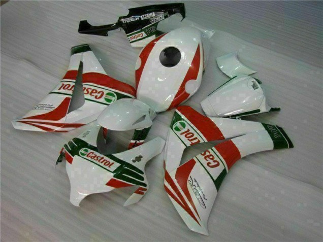 2008-2011 White Red Honda CBR1000RR Motorcycle Replacement Fairings UK Factory