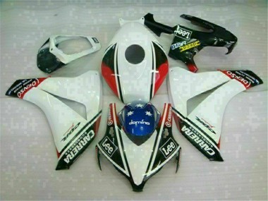 2008-2011 White Honda CBR1000RR Motorcycle Fairings & Plastics UK Factory