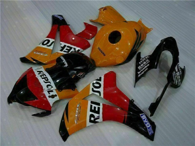 2008-2011 Orange Repsol Honda CBR1000RR Motorbike Fairings UK Factory