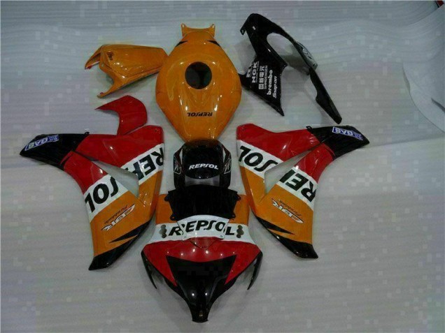 2008-2011 Orange Repsol Honda CBR1000RR Motorbike Fairings UK Factory