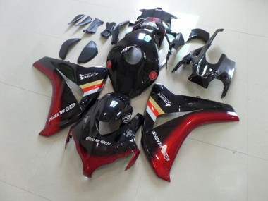 2008-2011 Black Red Mugen Honda CBR1000RR Motorcycle Fairings UK Factory