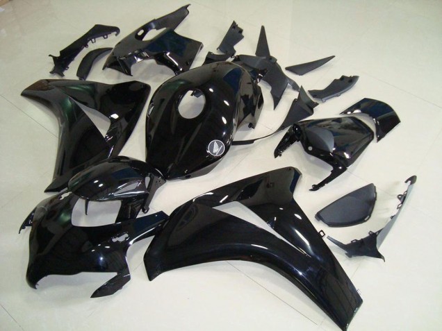 2008-2011 All Black with No Decals Honda CBR1000RR Motorcycle Fairing Kit UK Factory