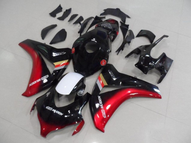 2008-2011 Black Red Mugen Honda CBR1000RR Bike Fairing Kit UK Factory