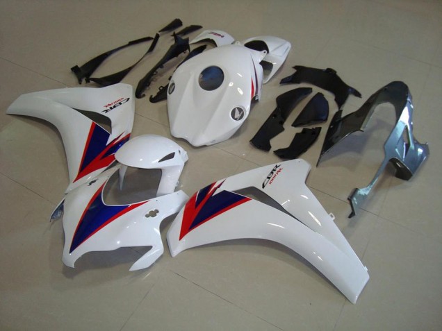 2008-2011 White Blue OEM Style Honda CBR1000RR Replacement Fairings UK Factory