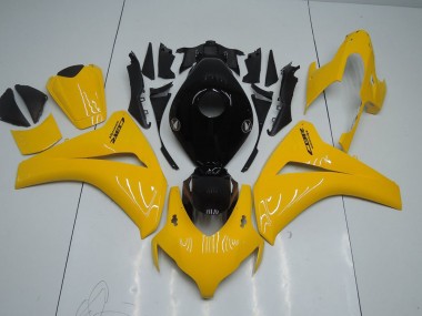 2008-2011 Yellow and Black Honda CBR1000RR Bike Fairing UK Factory