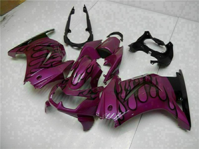 2008-2012 Purple Kawasaki EX250 Motorbike Fairing Kits UK Factory