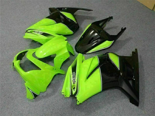 2008-2012 Green Black Ninja Kawasaki EX250 Motor Bike Fairings UK Factory