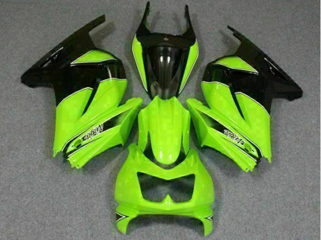 2008-2012 Green Black Ninja Kawasaki EX250 Motor Bike Fairings UK Factory