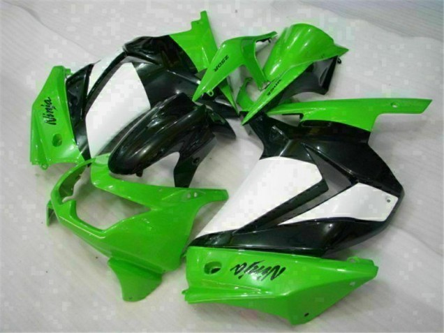 2008-2012 Green Black Ninja Kawasaki EX250 Moto Fairings UK Factory