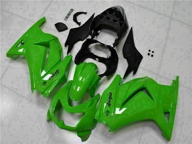 2008-2012 Green Black Ninja Kawasaki EX250 Motorcycle Fairing Kits UK Factory