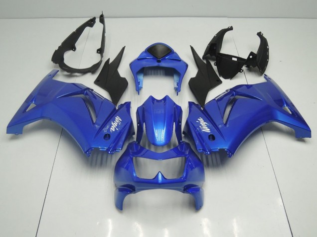 2008-2012 Blue Kawasaki ZX250R Motorcylce Fairings UK Factory