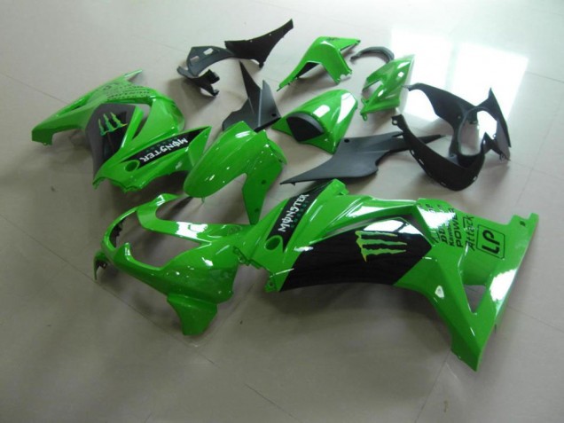 2008-2012 New Green Monster Kawasaki ZX250R Motorbike Fairings UK Factory