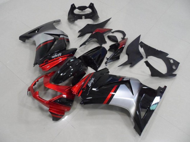 2008-2012 Candy Red Black Silver Kawasaki ZX250R Motorcycle Fairing UK Factory