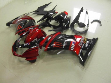 2008-2012 Candy Red Monster Kawasaki ZX250R Motorbike Fairing UK Factory