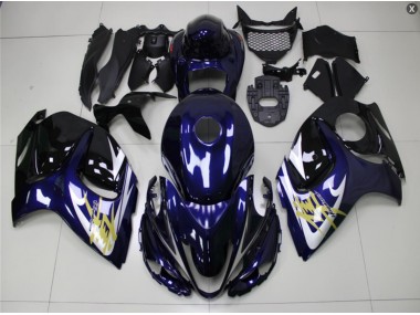 2008-2019 Blue Gold Suzuki GSXR 1300 Hayabusa Motorcycle Bodywork UK Factory