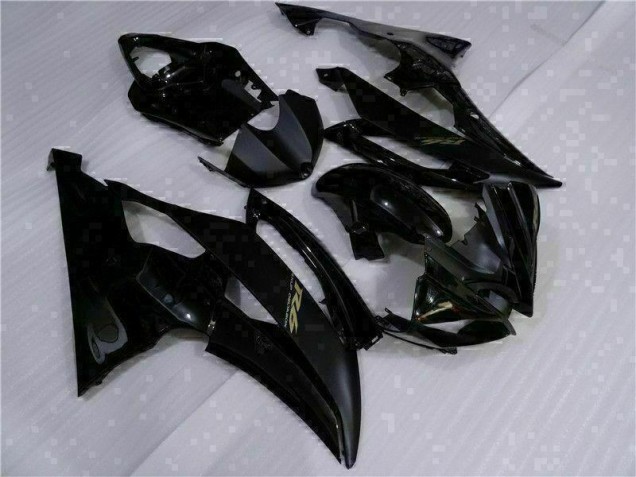 2008-2016 Black Yamaha YZF R6 Moto Fairings UK Factory