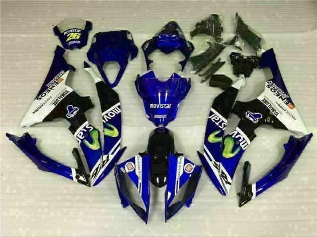 2008-2016 White Blue Yamaha YZF R6 Motor Bike Fairings UK Factory