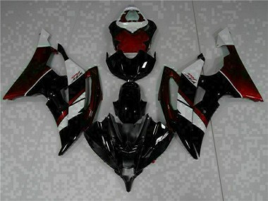 2008-2016 Black Yamaha YZF R6 Motorcyle Fairings UK Factory