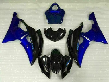 2008-2016 Blue Black Yamaha YZF R6 Motorcyle Fairings UK Factory