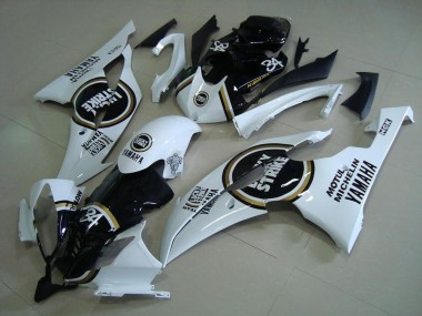 2008-2016 Black Lucky Strike Yamaha YZF R6 Motor Bike Fairings UK Factory