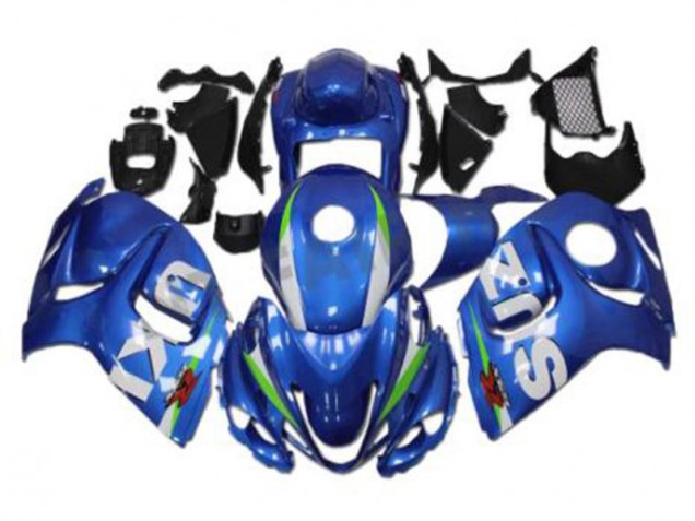 2008-2019 Blue White Suzuki GSXR 1300 Hayabusa Motorcyle Fairings & Bodywork UK Factory