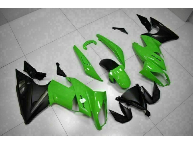 2009-2011 Green Black Kawasaki EX650 Motor Bike Fairings UK Factory