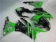 2009-2012 Black Green Kawasaki ZX6R Motorcycle Fairing UK Factory