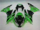 2009-2012 Black Green Kawasaki ZX6R Motorcycle Fairing UK Factory