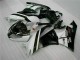 2009-2012 Black White 3M Touch4 Kawasaki ZX6R Bike Fairings UK Factory