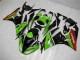 2009-2012 Green Black Red Kawasaki ZX6R Bike Fairing UK Factory