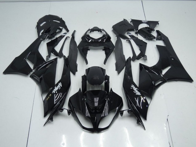 2009-2012 Black OEM Style Kawasaki ZX6R Motor Bike Fairings UK Factory