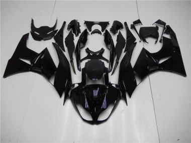 2009-2012 Glossy Black Kawasaki ZX6R Motorbike Fairing UK Factory